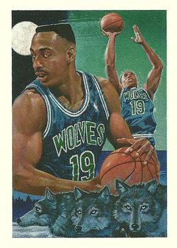 #518 Tony Campbell - Minnesota Timberwolves - 1991-92 Hoops Basketball