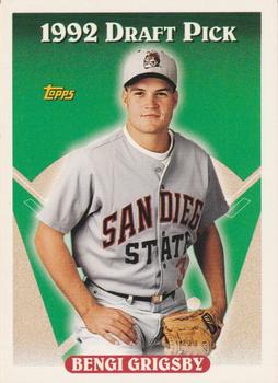 #518 Benji Grigsby - Oakland Athletics - 1993 Topps Baseball