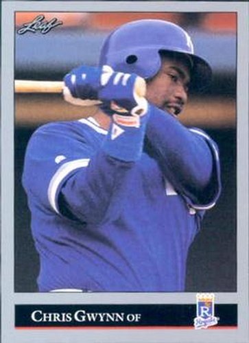 #518 Chris Gwynn - Kansas City Royals - 1992 Leaf Baseball