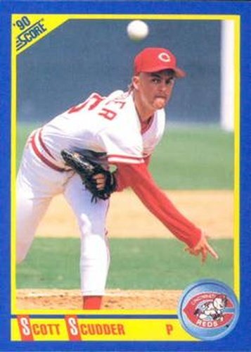 #518 Scott Scudder - Cincinnati Reds - 1990 Score Baseball