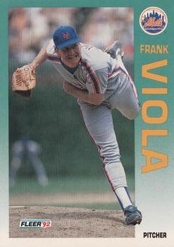 #518 Frank Viola - New York Mets - 1992 Fleer Baseball