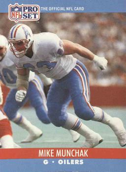 #518 Mike Munchak - Houston Oilers - 1990 Pro Set Football