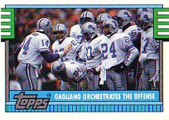 #518 Bob Gagliano - Detroit Lions - 1990 Topps Football