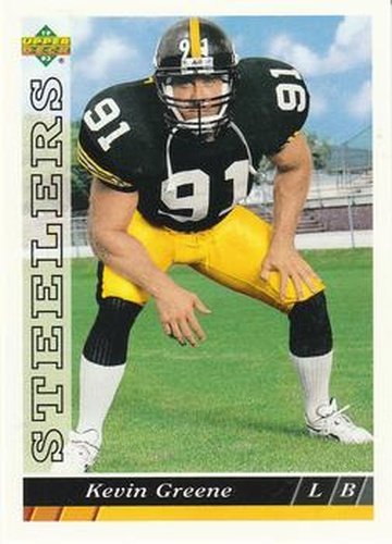 #518 Kevin Greene - Pittsburgh Steelers - 1993 Upper Deck Football