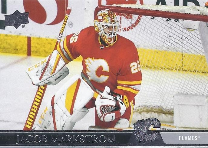 #518 Jacob Markstrom - Calgary Flames - 2020-21 Upper Deck Hockey