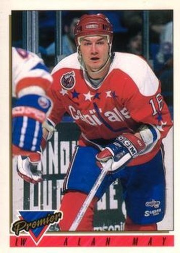 #518 Alan May - Washington Capitals - 1993-94 O-Pee-Chee Premier Hockey
