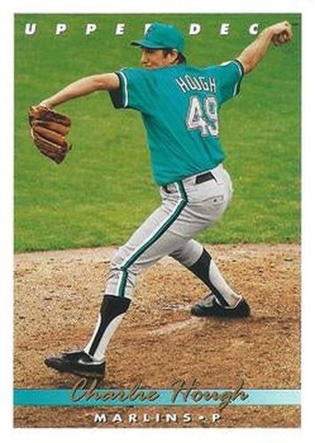 #518 Charlie Hough - Florida Marlins - 1993 Upper Deck Baseball