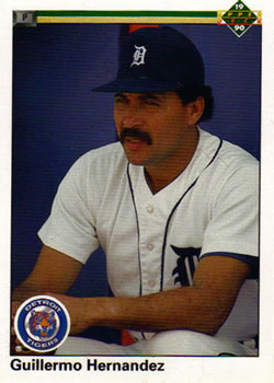 #518 Guillermo Hernandez - Detroit Tigers - 1990 Upper Deck Baseball