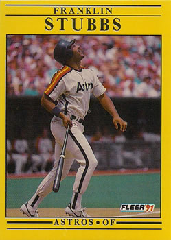 #518 Franklin Stubbs - Houston Astros - 1991 Fleer Baseball