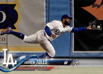 #518 Andrew Toles - Los Angeles Dodgers - 2018 Topps Baseball