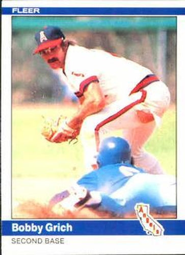 #518 Bobby Grich - California Angels - 1984 Fleer Baseball