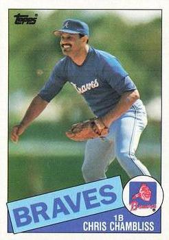 #518 Chris Chambliss - Atlanta Braves - 1985 Topps Baseball