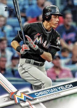 #518 Christian Yelich - Miami Marlins - 2017 Topps Baseball