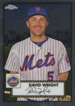 #518 David Wright - New York Mets - 2021 Topps Chrome Platinum Anniversary Baseball