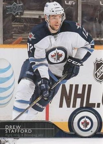 #518 Drew Stafford - Winnipeg Jets - 2014-15 Upper Deck Hockey