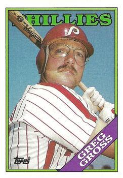 #518 Greg Gross - Philadelphia Phillies - 1988 Topps Baseball