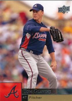 #518 Tom Glavine - Atlanta Braves - 2009 Upper Deck Baseball