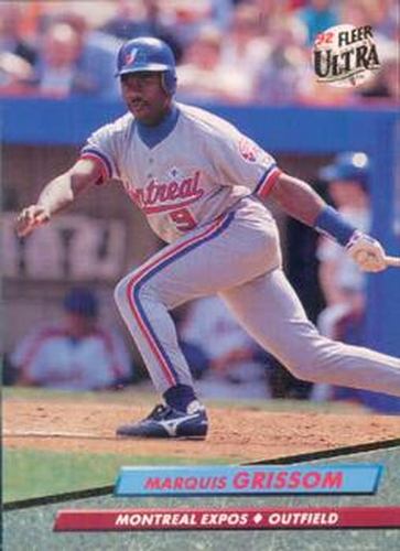 #518 Marquis Grissom - Montreal Expos - 1992 Ultra Baseball