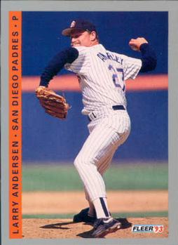 #518 Larry Andersen - San Diego Padres - 1993 Fleer Baseball