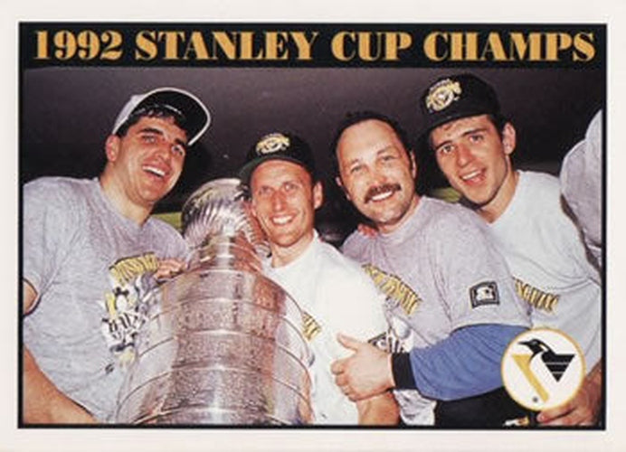 #518 1992 Stanley Cup Champs - Pittsburgh Penguins - 1992-93 Score USA Hockey