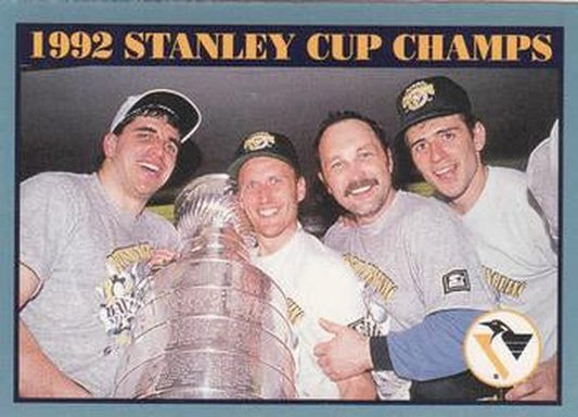 #518 1992 Stanley Cup Champs - Pittsburgh Penguins - 1992-93 Score Canadian Hockey