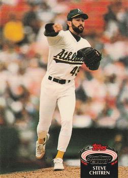 #518 Steve Chitren - Oakland Athletics - 1992 Stadium Club Baseball