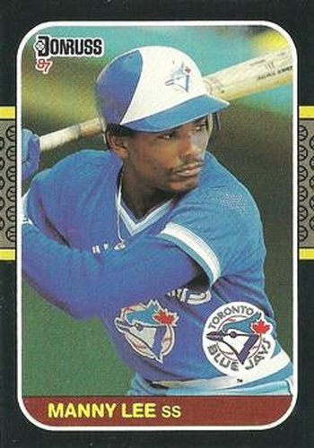 #518 Manny Lee - Toronto Blue Jays - 1987 Donruss Baseball