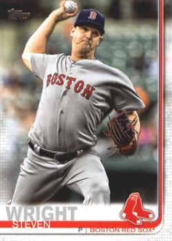 #518a Steven Wright - Boston Red Sox - 2019 Topps Baseball