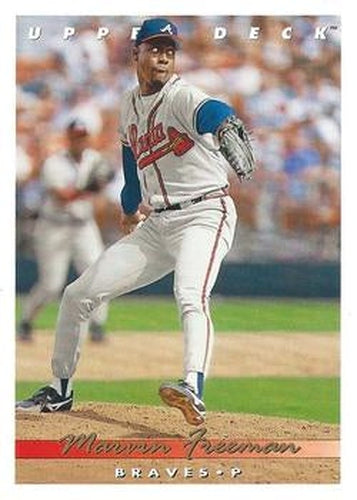 #519 Marvin Freeman - Atlanta Braves - 1993 Upper Deck Baseball