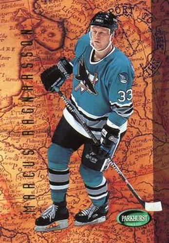 #519 Marcus Ragnarsson - San Jose Sharks - 1995-96 Parkhurst International Hockey