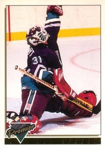 #519 Guy Hebert - Anaheim Mighty Ducks - 1993-94 O-Pee-Chee Premier Hockey - Gold