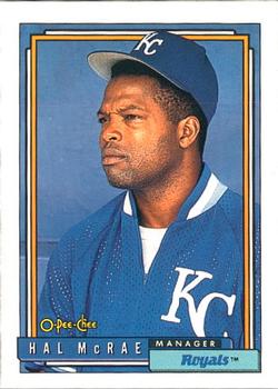 #519 Hal McRae - Kansas City Royals - 1992 O-Pee-Chee Baseball