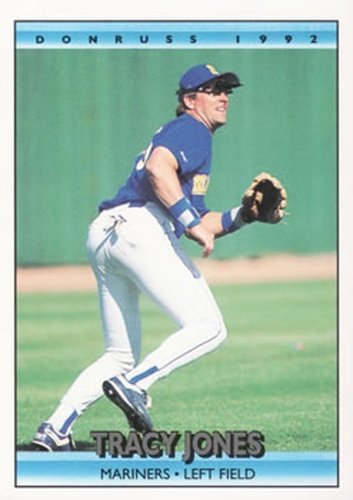 #519 Tracy Jones - Seattle Mariners - 1992 Donruss Baseball