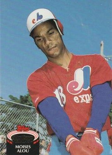 #519 Moises Alou - Montreal Expos - 1992 Stadium Club Baseball