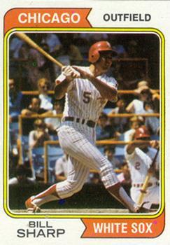 #519 Bill Sharp - Chicago White Sox - 1974 Topps Baseball