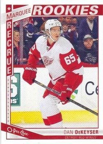 #519 Dan DeKeyser - Detroit Red Wings - 2013-14 O-Pee-Chee Hockey
