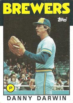 #519 Danny Darwin - Milwaukee Brewers - 1986 Topps Baseball