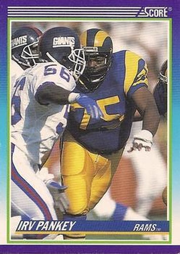 #519 Irv Pankey - Los Angeles Rams - 1990 Score Football