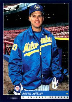 #519 Kevin Seitzer - Milwaukee Brewers -1994 Score Baseball