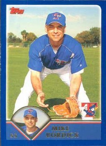 #519 Mike Bordick - Toronto Blue Jays - 2003 Topps Baseball