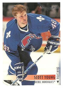 #519 Scott Young - Quebec Nordiques - 1994-95 Topps Premier Hockey