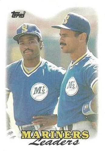 #519 Mariners Leaders - Seattle Mariners - 1988 Topps Baseball