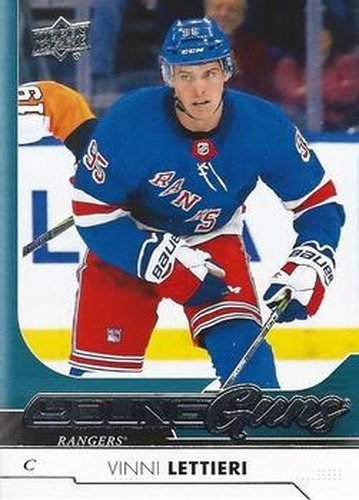 #519 Vinni Lettieri - New York Rangers - 2017-18 Upper Deck Hockey