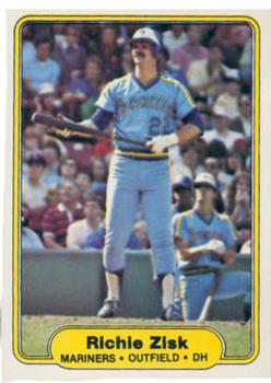 #519 Richie Zisk - Seattle Mariners - 1982 Fleer Baseball