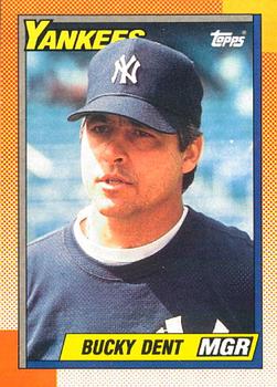 #519 Bucky Dent - New York Yankees - 1990 O-Pee-Chee Baseball