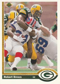 #519 Robert Brown - Green Bay Packers - 1991 Upper Deck Football