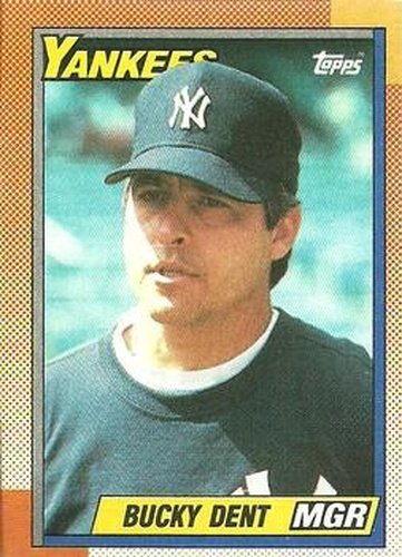 #519 Bucky Dent - New York Yankees - 1990 Topps Baseball