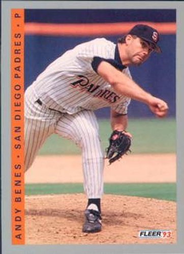 #519 Andy Benes - San Diego Padres - 1993 Fleer Baseball