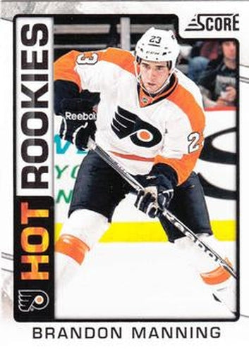 #519 Brandon Manning - Philadelphia Flyers - 2012-13 Score Hockey