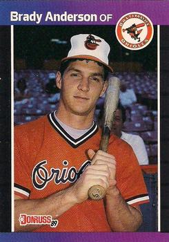 #519 Brady Anderson - Baltimore Orioles - 1989 Donruss Baseball